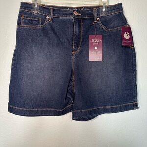Gloria Vanderbilt Dark Blue Jean Shorts